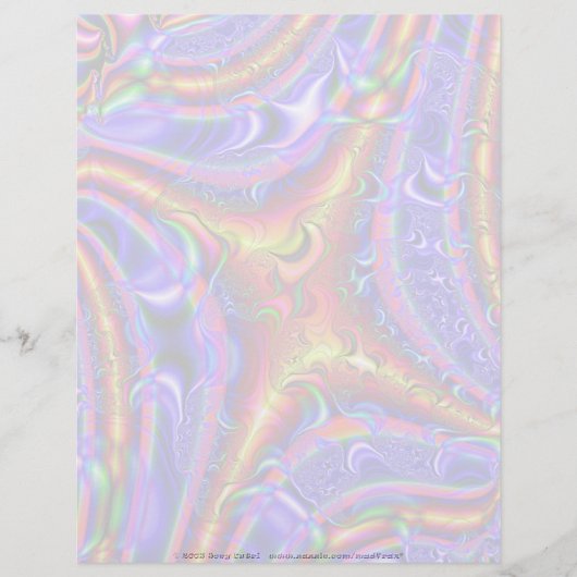 Fractal C~02 Custom Letterhead 02 - 8,5 inch x 11  (Voorkant)