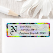 Fractal C~05 Monogram Terugkeeradreslabels Etiket (Insitu)