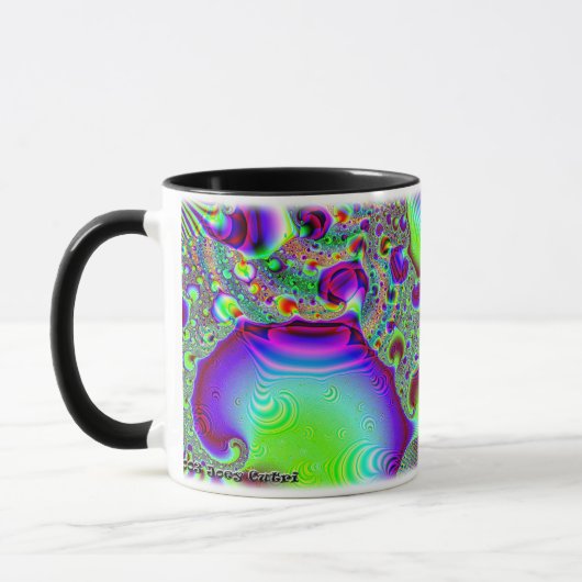 Fractal C~09 Aangepaste Mok (Links)