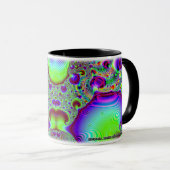 Fractal C~09 Aangepaste Mok (Voorkant rechts)