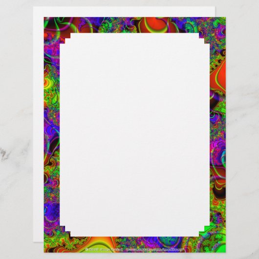 Fractal C~14 Custom Letterhead 01 - 8,5 inch x 11  (Voorkant / Achterkant)