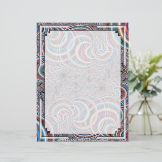 Fractal C~17 Custom Letterhead 03 - 8,5 inch x 11  (Staand voorkant)