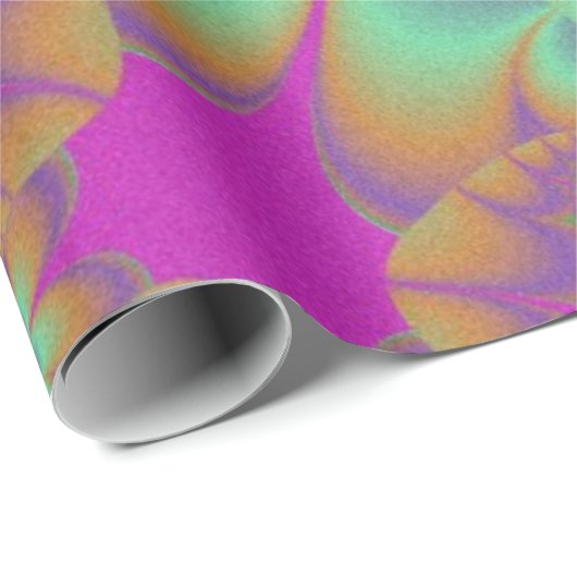 Fractal Cactus Bloom Cadeaupapier (Rol Hoek)