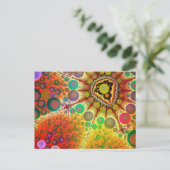 Fractal caldera briefkaart (Staand voorkant)