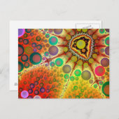 Fractal caldera briefkaart (Voorkant / Achterkant)