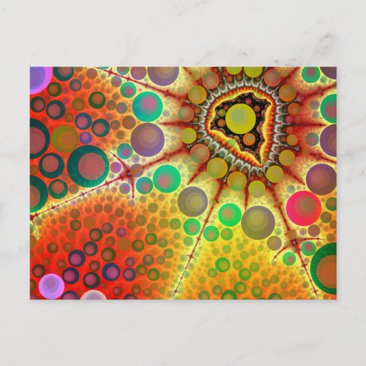 Fractal caldera briefkaart (Voorkant)