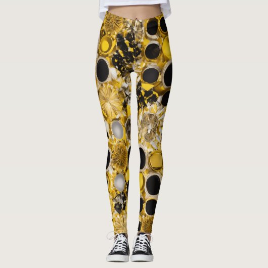 "Fractal caleidoscoop Leggings" Leggings (Voorkant)