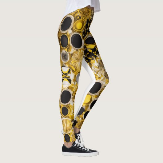 "Fractal caleidoscoop Leggings" Leggings (Rechts)