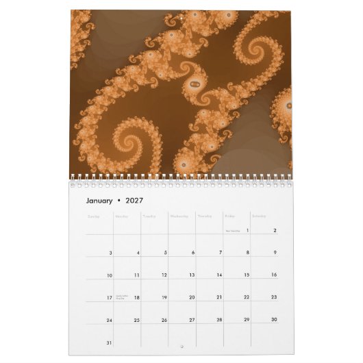 Fractal Calendar 2011 Kalender (Jan 2027)