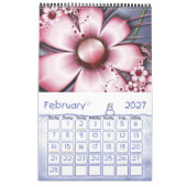 Fractal Calendar Kalender (Feb 2027)