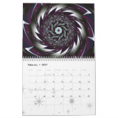 Fractal Calendar Kalender (Feb 2027)