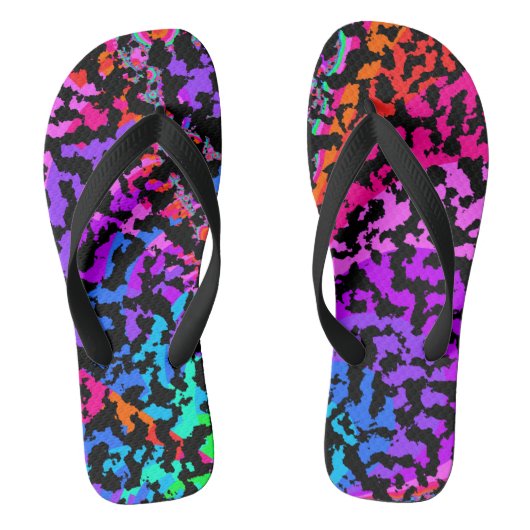 Fractal Camo Pattern Teenslippers (Voetbed)