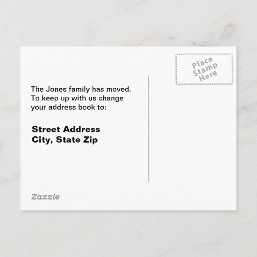 Fractal Camouflage Aankondigingskaart (Achterkant)