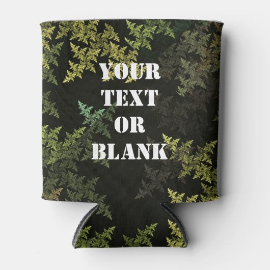 Fractal Camouflage Blikjeskoeler (Voorkant)