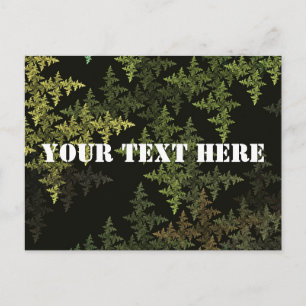 Fractal Camouflage Briefkaart