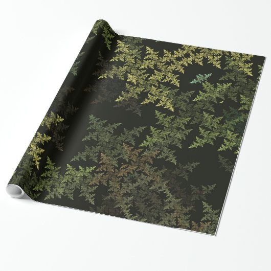 Fractal Camouflage Cadeaupapier (Uitgerold)