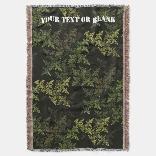 Fractal Camouflage Deken (Voorkant Verticaal)