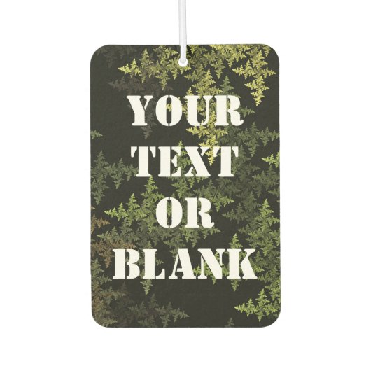 Fractal Camouflage Luchtverfrisser (Voorkant)