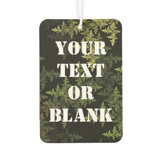 Fractal Camouflage Luchtverfrisser (Achterkant)