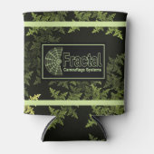 Fractal Camouflage Systems Logo Blikjeskoeler (Voorkant)