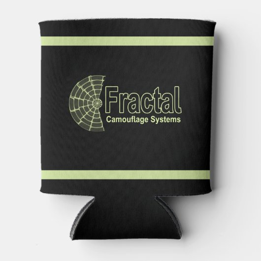 Fractal Camouflage Systems Logo Blikjeskoeler (Voorkant)