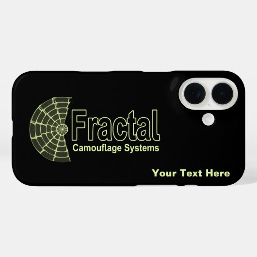 Fractal Camouflage Systems Logo Case-Mate iPhone Case (Achterkant (horizontaal))
