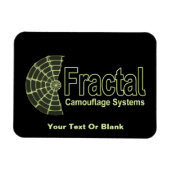 Fractal Camouflage Systems Logo Magneet (Horizontaal)