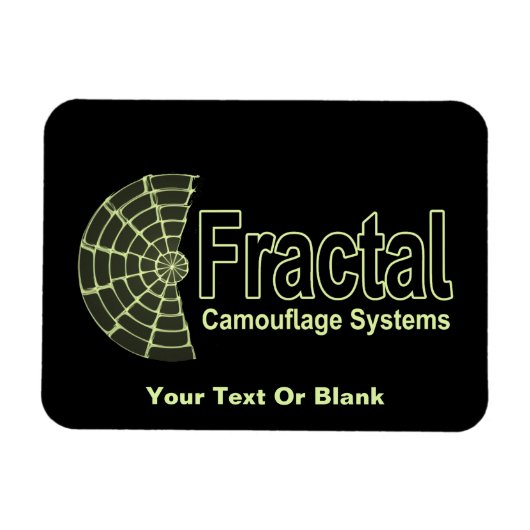 Fractal Camouflage Systems Logo Magneet (Horizontaal)