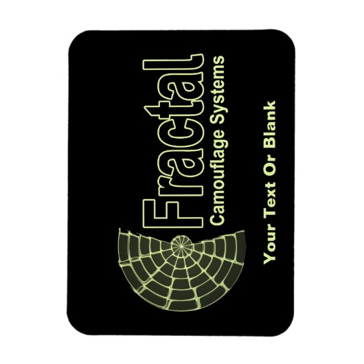 Fractal Camouflage Systems Logo Magneet (Verticaal)