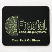 Fractal Camouflage Systems Logo Muismat (Voorkant)