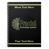 Fractal Camouflage Systems Logo Notitieboek (Voorkant)