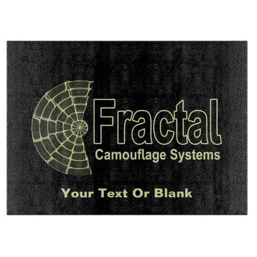Fractal Camouflage Systems Logo Snijplank (Voorkant)