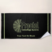 Fractal Camouflage Systems Logo Strandlaken (Voorkant)