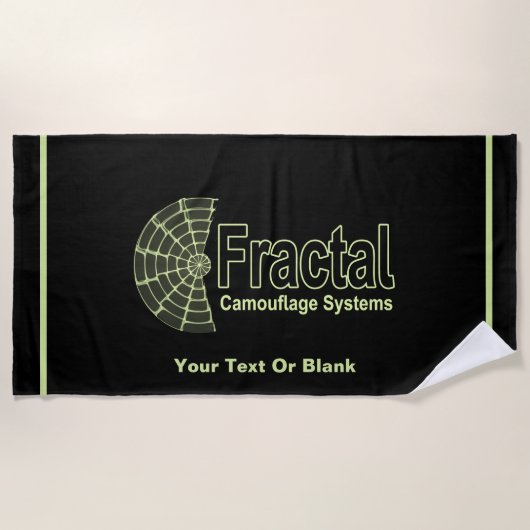 Fractal Camouflage Systems Logo Strandlaken (Voorkant)