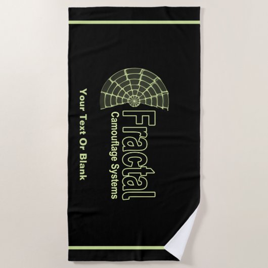 Fractal Camouflage Systems Logo Strandlaken (Voorkant)