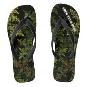 Fractal Camouflage Teenslippers (Voetbed)