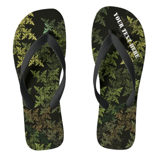 Fractal Camouflage Teenslippers (Voetbed)