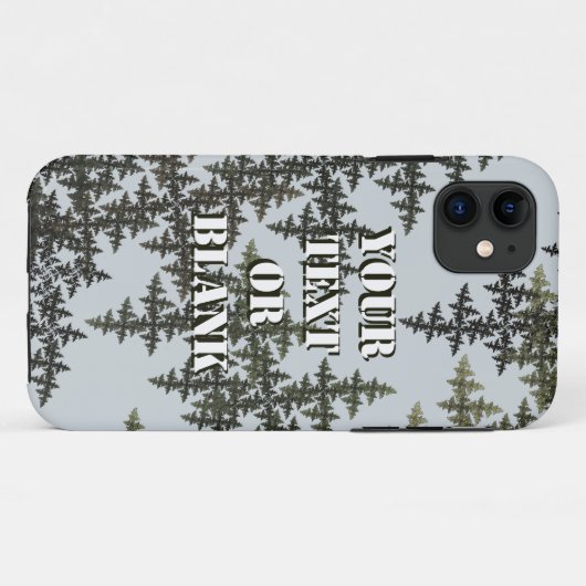 Fractal Camouflage - Winter Case-Mate iPhone Case (Achterkant (horizontaal))