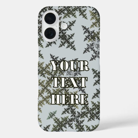 Fractal Camouflage - Winter Case-Mate iPhone Case (Achterkant)