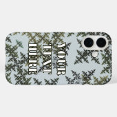 Fractal Camouflage - Winter Case-Mate iPhone Case (Achterkant (horizontaal))