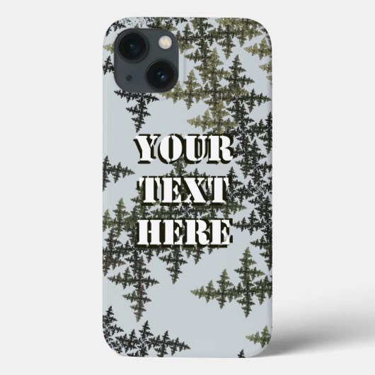 Fractal Camouflage - Winter Case-Mate iPhone Case (Achterkant)