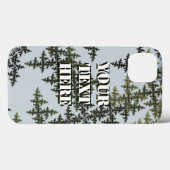 Fractal Camouflage - Winter Case-Mate iPhone Case (Achterkant (horizontaal))
