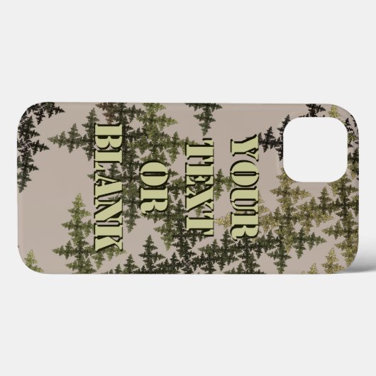 Fractal Camouflage - zomer Case-Mate iPhone Case (Achterkant (horizontaal))