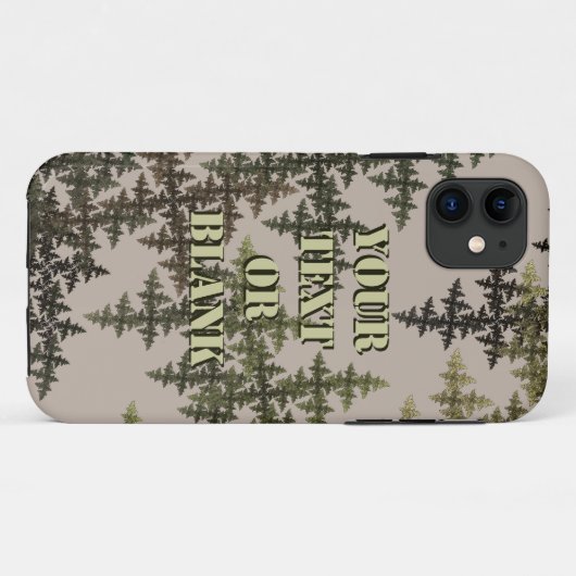 Fractal Camouflage - zomer Case-Mate iPhone Case (Achterkant (horizontaal))