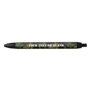 Fractal Camouflage Zwarte Inkt Pen