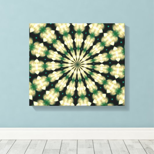 fractal canvas afdruk (Insitu (Houten vloer))
