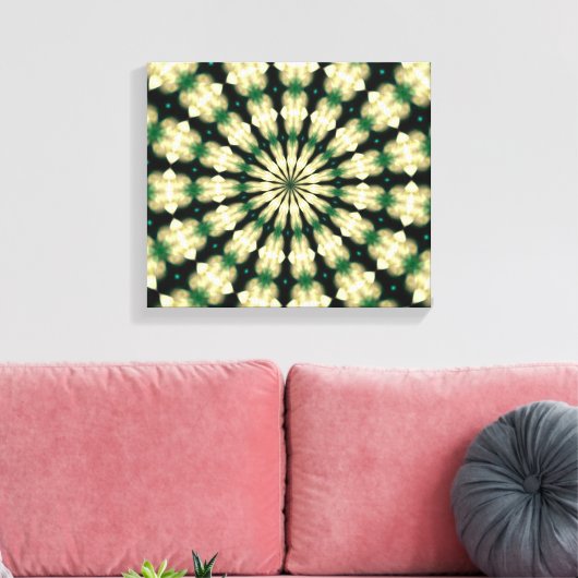 fractal canvas afdruk (Insitu (Woonkamer))