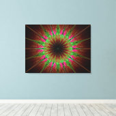 Fractal Canvas Afdruk (Insitu (Houten vloer))
