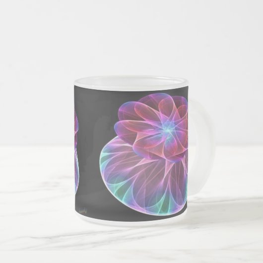 Fractal Carnival Glass Mok (Voorkant rechts)