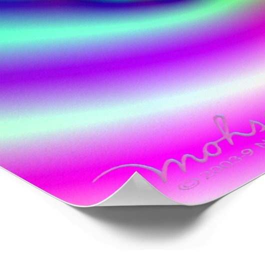 Fractal Cartoon Character Poster (Hoek)